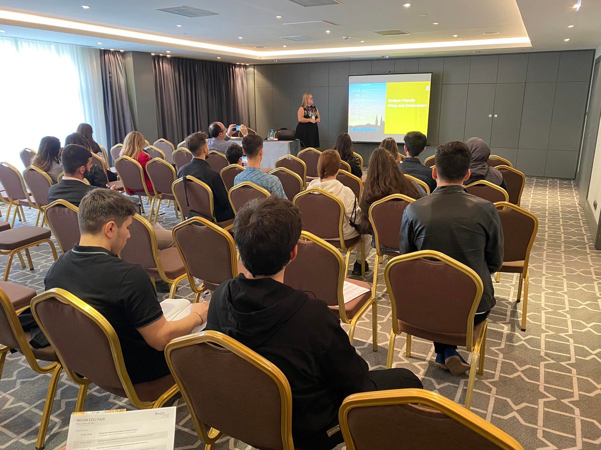 Uni_Szeged's tweet photo. SZTE is in Baku, attending an Educational Fair! 📚

Meet our colleagues there and learn about your study opportunities at the SZTE ✔️

Venue📍 Hyatt Regency Baku, 6 Izmir St.

#UniversityofSzeged #EducationalFair #Baku #BeginGroup #International #StudyinSzeged #SZTEinternational https://t.co/3w8FRczdyn