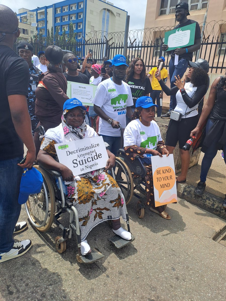 NigerianMH's tweet photo. Together, we can create awareness and education the people around us.
Kindly follow and RT for awareness ✊️
#NMH #PassNigerianMHB #NMHWalk https://t.co/N8HWlpdvw8