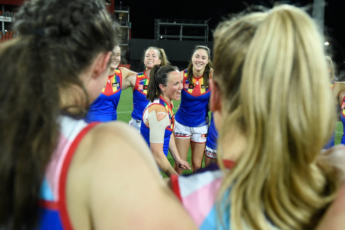 aflwomens's tweet photo. A special win for the captain β€οΈ
#AFLW | #AFLWPride | #AFLWSunsDees https://t.co/5yr87HOdpm