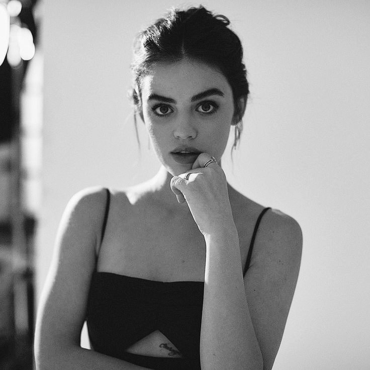 ↝ Lucy Hale As Irish Grey.