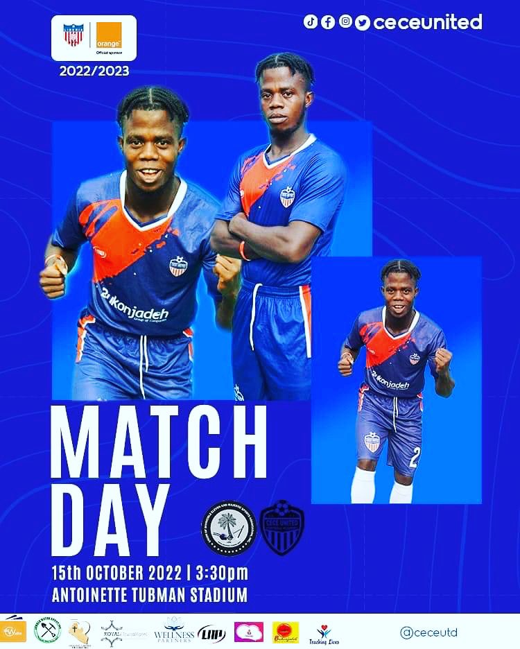 🚨 𝗜𝗧'𝗦 𝗠𝗔𝗧𝗖𝗛𝗗𝗔𝗬! 🔴⚪🔵

⚽ Orange 1st Division (7/26)
🆚 Invincible Eleven (A)
⏰ 3:30 PM
🏟️ ATS

#orange1stdivisionleague 
#ceceunited231🔴⚪🔵 #sayetownpride #cecehealsliberia