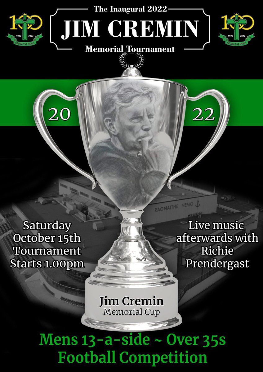 #JimCreminTournament #Over35s #nemorangers