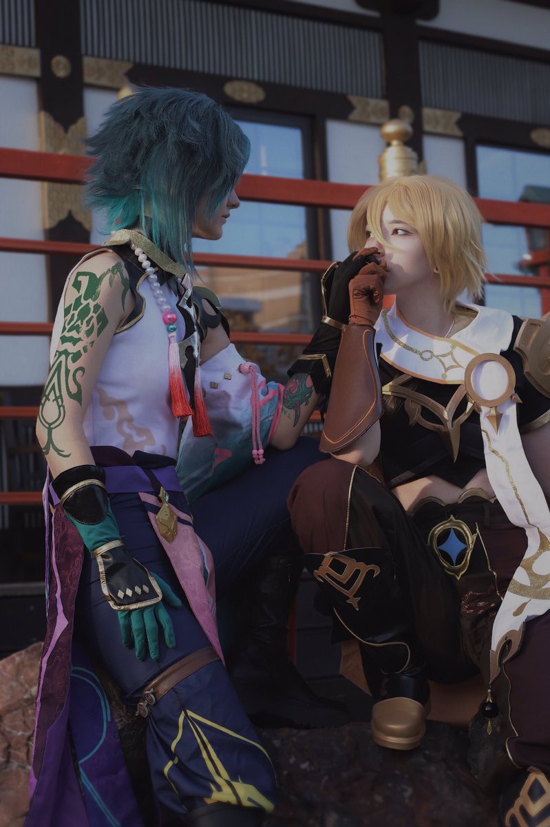а это я пришёл показать вам первые кадры с моим прекрасным итером❤️‍🔥

xiao : me
aether : <a href="/lotuswine_/">Mr.cat</a> 

#xiao #aether #GenshinImpact #GenshinImpactcosplay