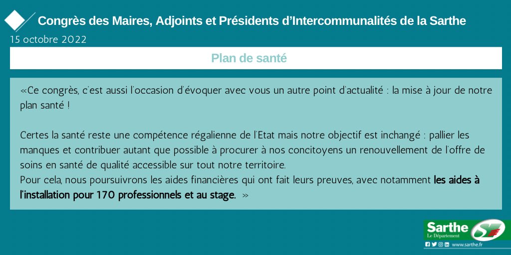 Département de la Sarthe tweet media