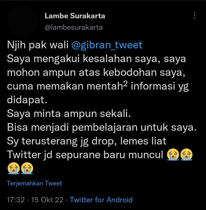 <a href="/gibran_tweet/">Gibran Rakabuming</a> <a href="/lambesurakarta/">lambesurakarta</a> before                 After