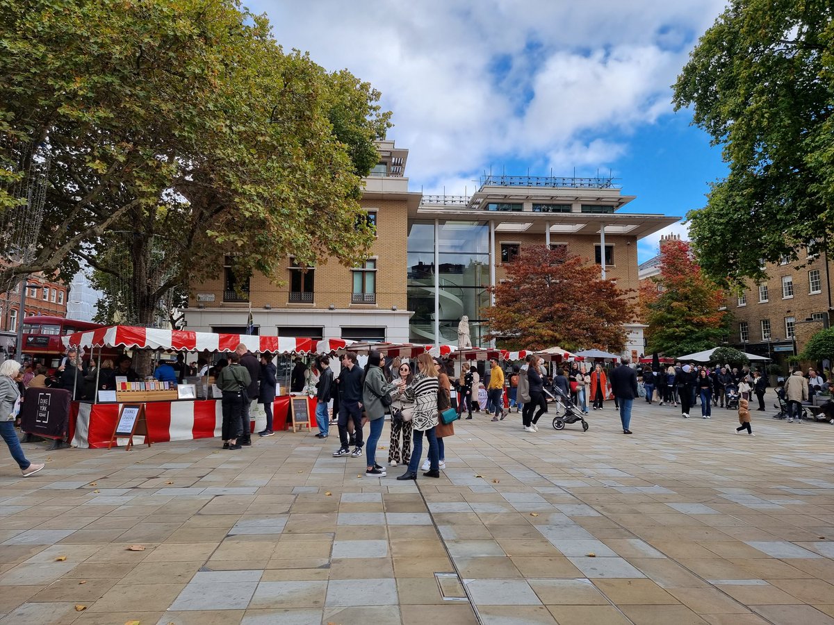 Good morning. Join us for a cosy day of delicious foods at our Fine Food Market on <a href="/DOYSQ/">Duke of York Square</a> until 4pm today.
