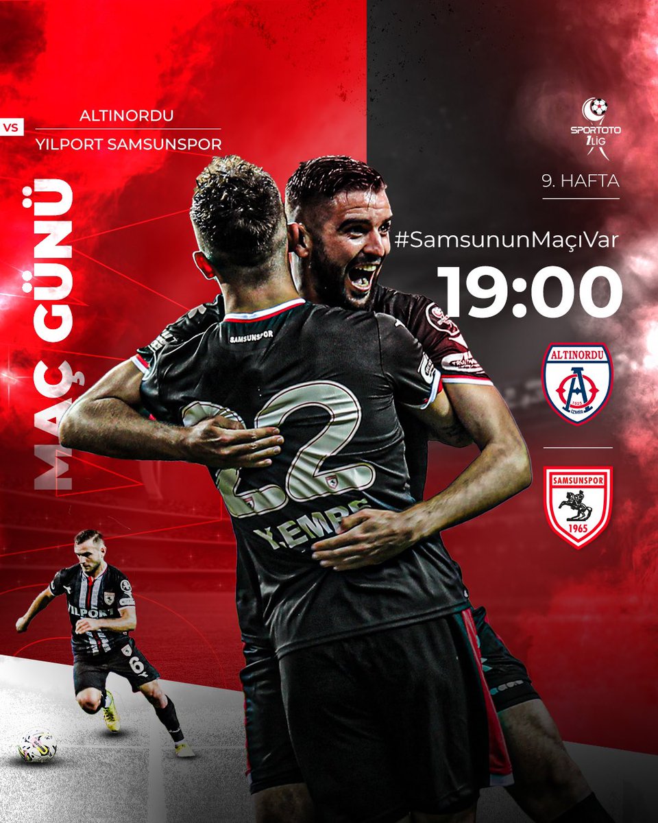 mehmetalikatip1's tweet photo. Başarılar Samsunspor…

🚩 @AltinorduFK 🆚 @Samsunspor
🗓 15 Ekim 2022 Cumartesi
⏰ 19.00
🏟 Bornova Aziz Kocaoğlu Stadyumu
📺 TRT Spor &amp; beIN Sports Max 1

#AORvSAM https://t.co/NKE7N6QAGu