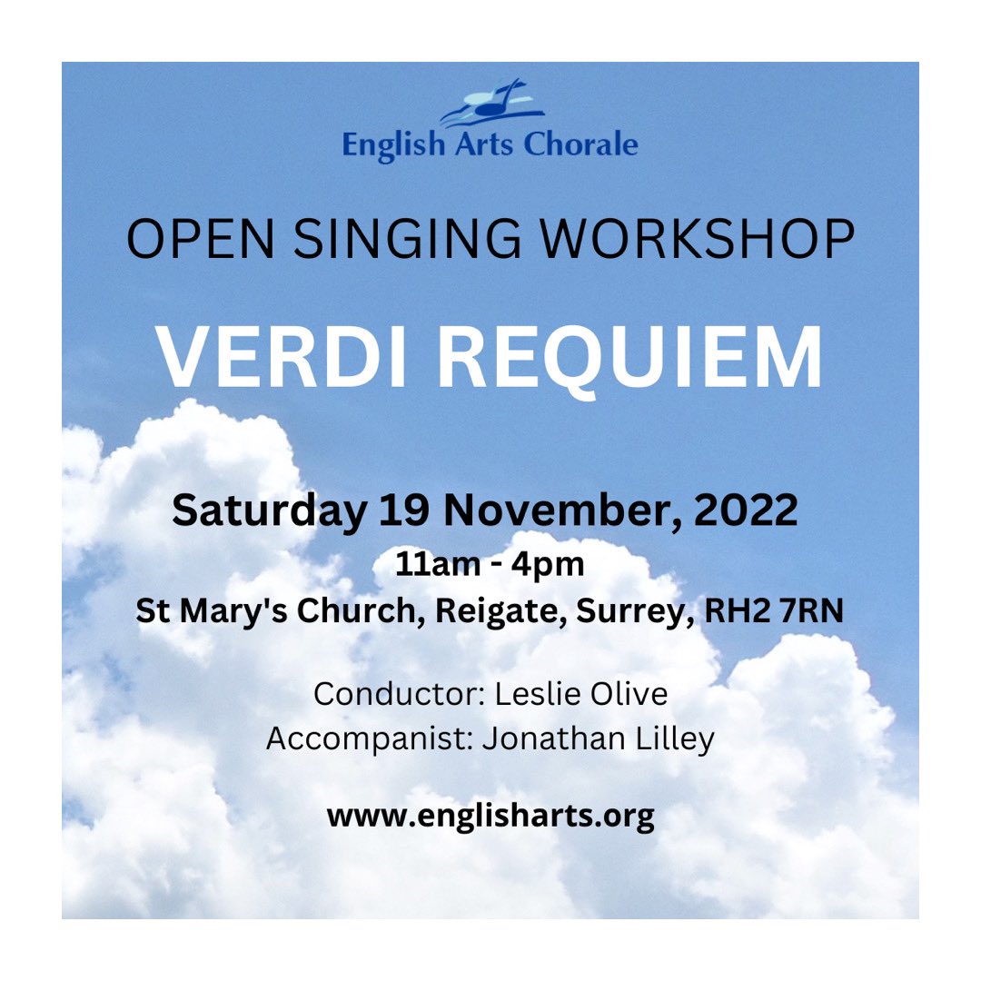 Always popular, English Arts Chorale workshops are a chance for singers near and far to enjoy creative and uplifting choral music-making. Find out how you could take part: englisharts.org