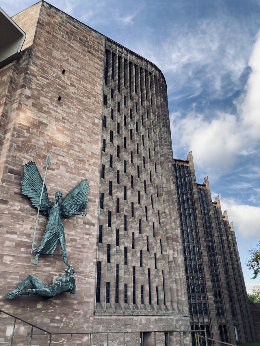 theaksy's tweet photo. the aesthetic health of this country owes much to a certain Basil Spence, and I finally got round to seeing his ‘casket of jewels’ in the awe-inspiring Coventry Cathedral https://t.co/GNWI121eil