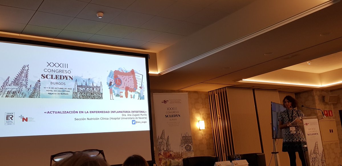 mdballesteros's tweet photo. Y para finalizar un excelente #SCLEDYN2022 @ana_azugas nos habla de #Enfermedadinflamatoriaintestinal una entidad con implicaciones nutricionales que debemos conocer y tratar @SCLEDyN https://t.co/XnB0KbOues
