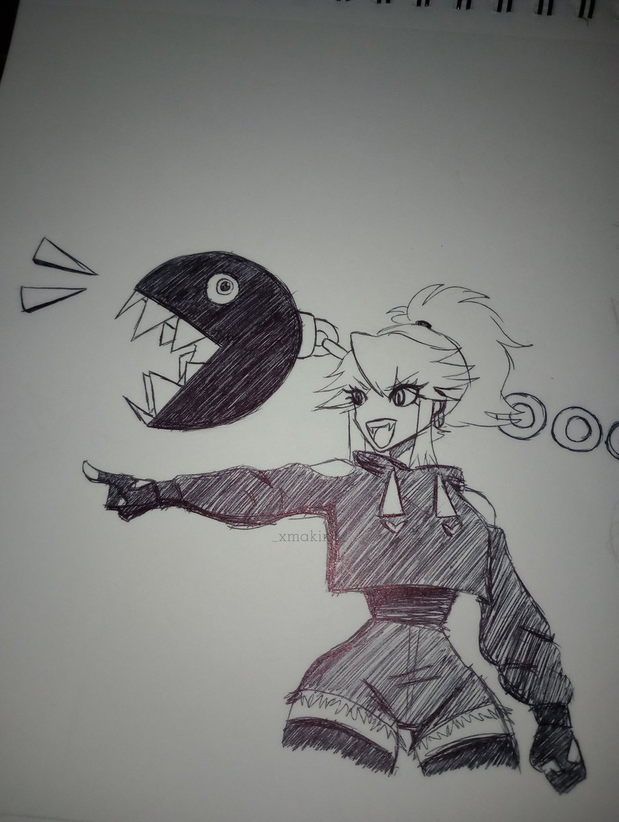 _xmakina_'s tweet photo. Go Chomp Chain! 🎱🔗
#chompchain #doodledump #conceptart #traditionalart #traditionalartist https://t.co/DAThDVy1SP