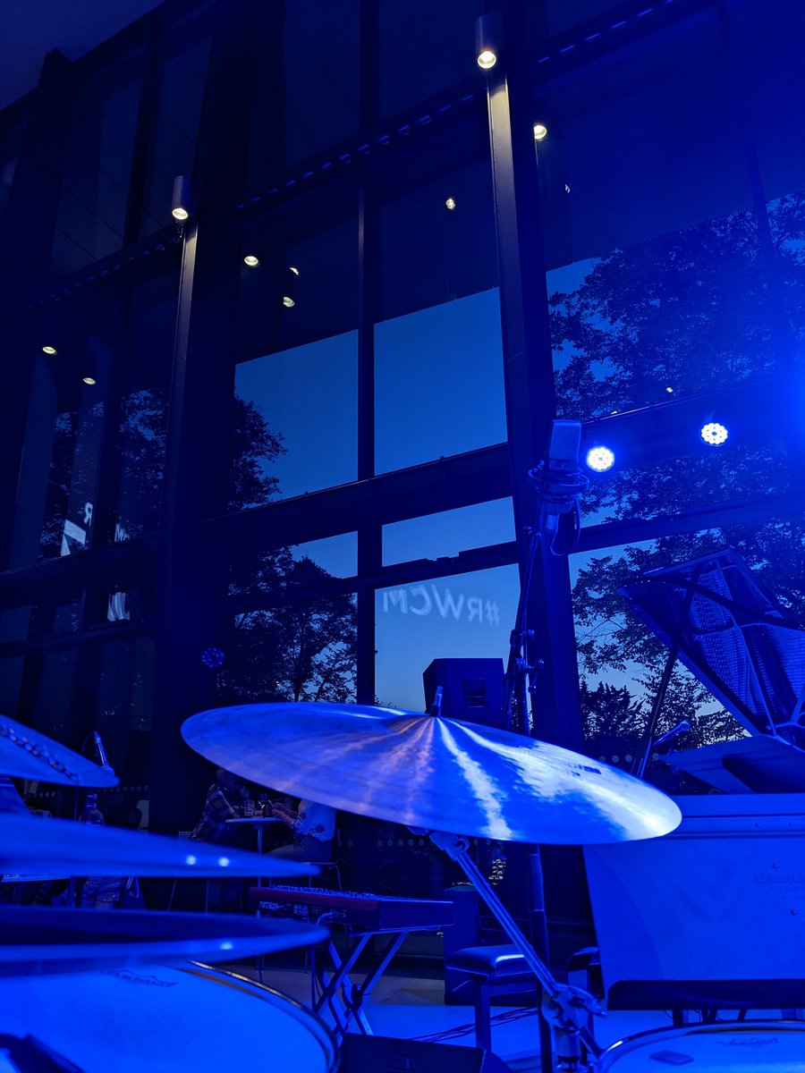 Our upgraded LED pars in the @rwcmd Carne Foyer were looking rather lovely at the end of AmserJazzTime last night! #rwcmd