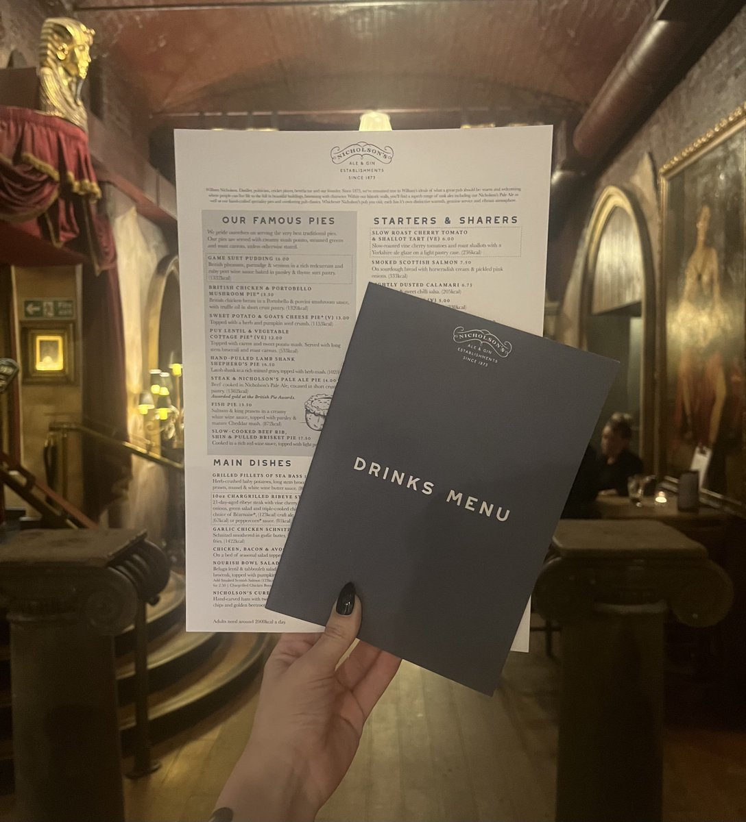 BacchusOfficial's tweet photo. Welcome in our new menu! 

Some very exciting new additions for you all to try out 🍽️

With some cold weather comforts and lots of new bar snack options 😍 

@nicholsonspubs #nicholsonspubs #pub #pubgrub #food #birmingham #birminghampubs #birminghampub #grub #birminghamlife https://t.co/IqJRq7bEHn