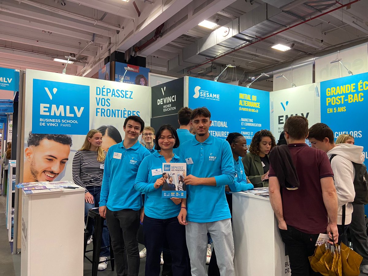 sebtran's tweet photo. Merci à l’⁦@letudiant⁩ pour cette invitation à la conférence « qu’est ce qu’une grande école » sur le salon portes de Versailles. Des équipes ⁦@ESILVparis⁩ ⁦@EMLVparis⁩ ⁦@IIMparis⁩ mobilisées et enthousiastes avec nos étudiants https://t.co/ip9i1uj1rb