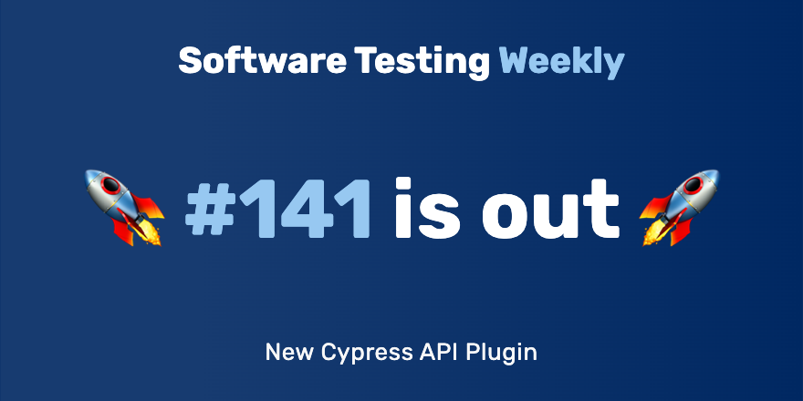 Hey! 🙂

The 141st issue is out!
softwaretestingweekly.com/issues/141

Congrats <a href="/filip_hric/">Filip Hric</a>, @husseinbaashen, <a href="/thawkin3/">Tyler Hawkins</a>, <a href="/NicolaLindgren/">Nicola Lindgren 🇳🇿💻</a>, <a href="/ckenst/">Chris Kenst</a>, @fullsnacktester, @maaretp, <a href="/TestAndAnalysis/">Mike Harris @testandanalysis.bsky.social</a>, <a href="/qahiccupps/">James Thomas</a>, <a href="/neciudan/">Neciu Dan</a>, <a href="/pgrizzaffi/">Paul Grizzaffi @pgrizzaffi.bsky.social</a>, <a href="/ShimonYuval/">Yuval_</a>, @vipin_qa, <a href="/AutomationBro/">Sean Gorden</a>!

#SoftwareTesting #QA