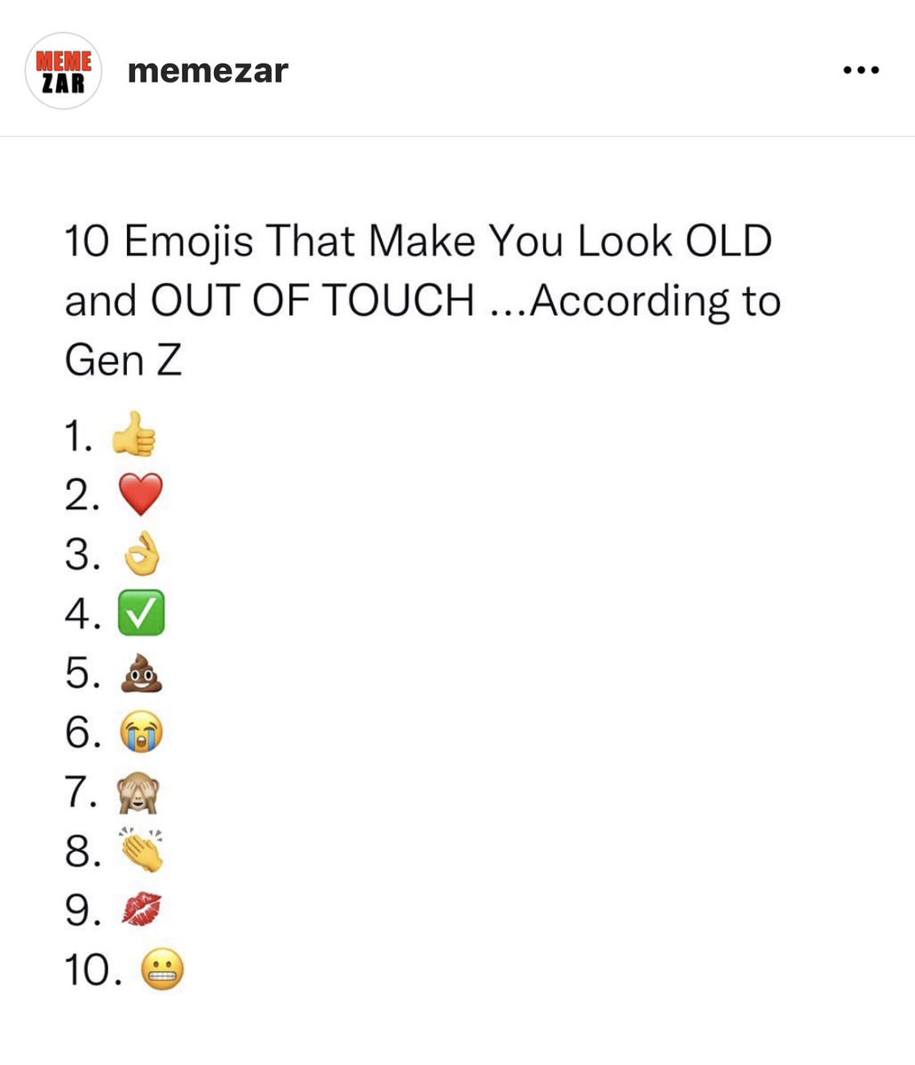 Coincidentally, also in the exact order of my most frequently used emojis… 😭🙈😬