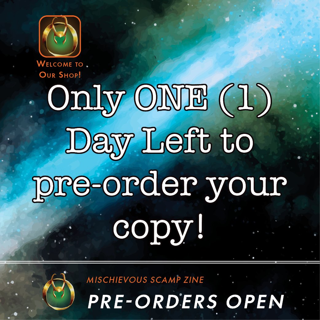 ScampZine's tweet photo. Check our profile to get it while you still can! 

#MischievousScamp #Loki #Lokius https://t.co/xp5Hb7ItD6