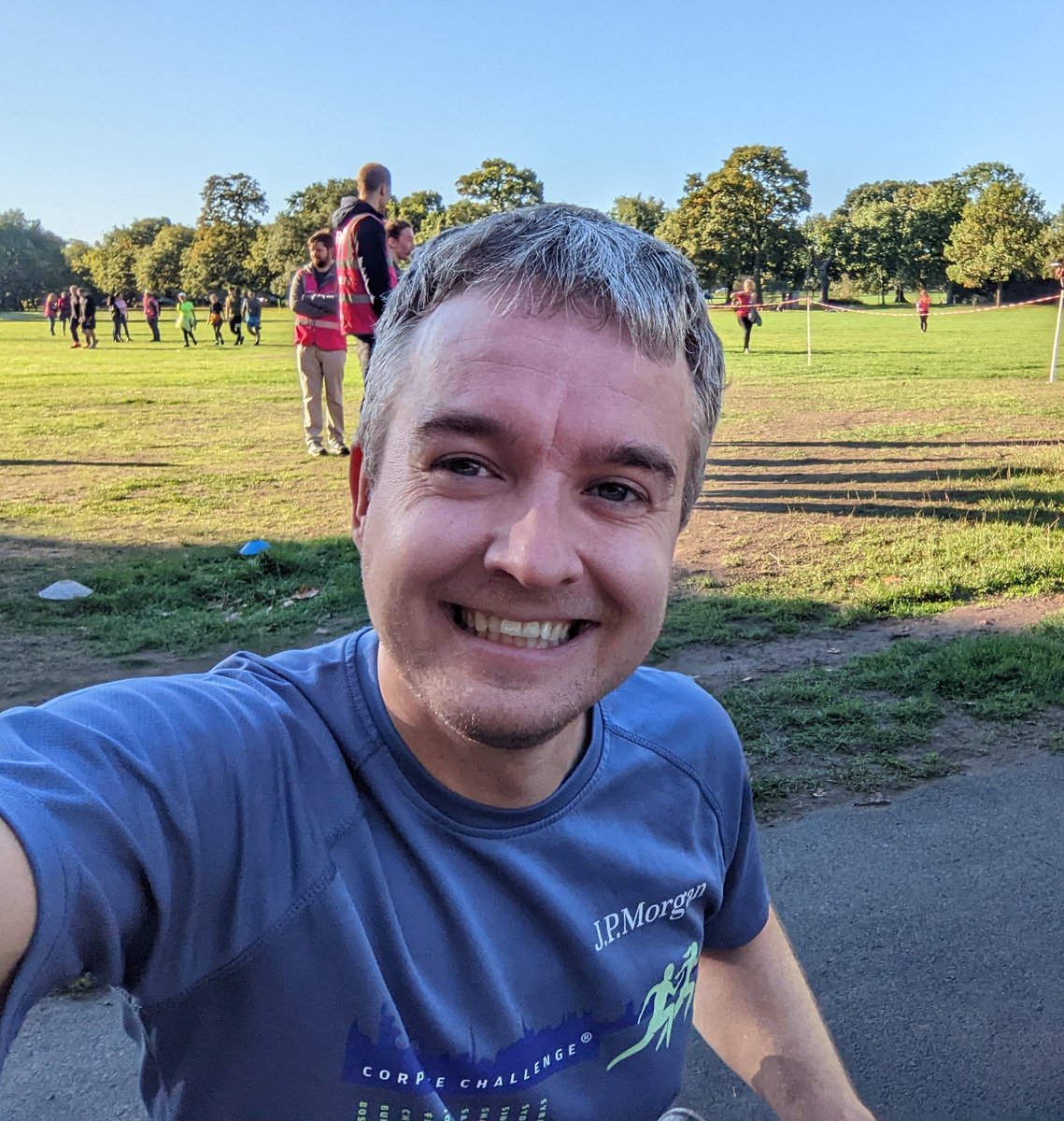 SimonABanfield's tweet photo. This morning I completed the running challenge I set myself a year ago.

Ran my 25th @parkrun within my first year! Secured a Personal Best and on my birthday too. 
@Tootingparkrun #LittleGoals https://t.co/T8T67lL9ag