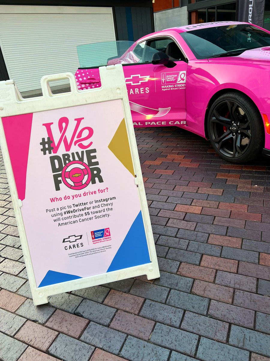 While most people are sleeping, this is my Saturday morning. #WeDriveFor #BreastCancerAwarenessMonth