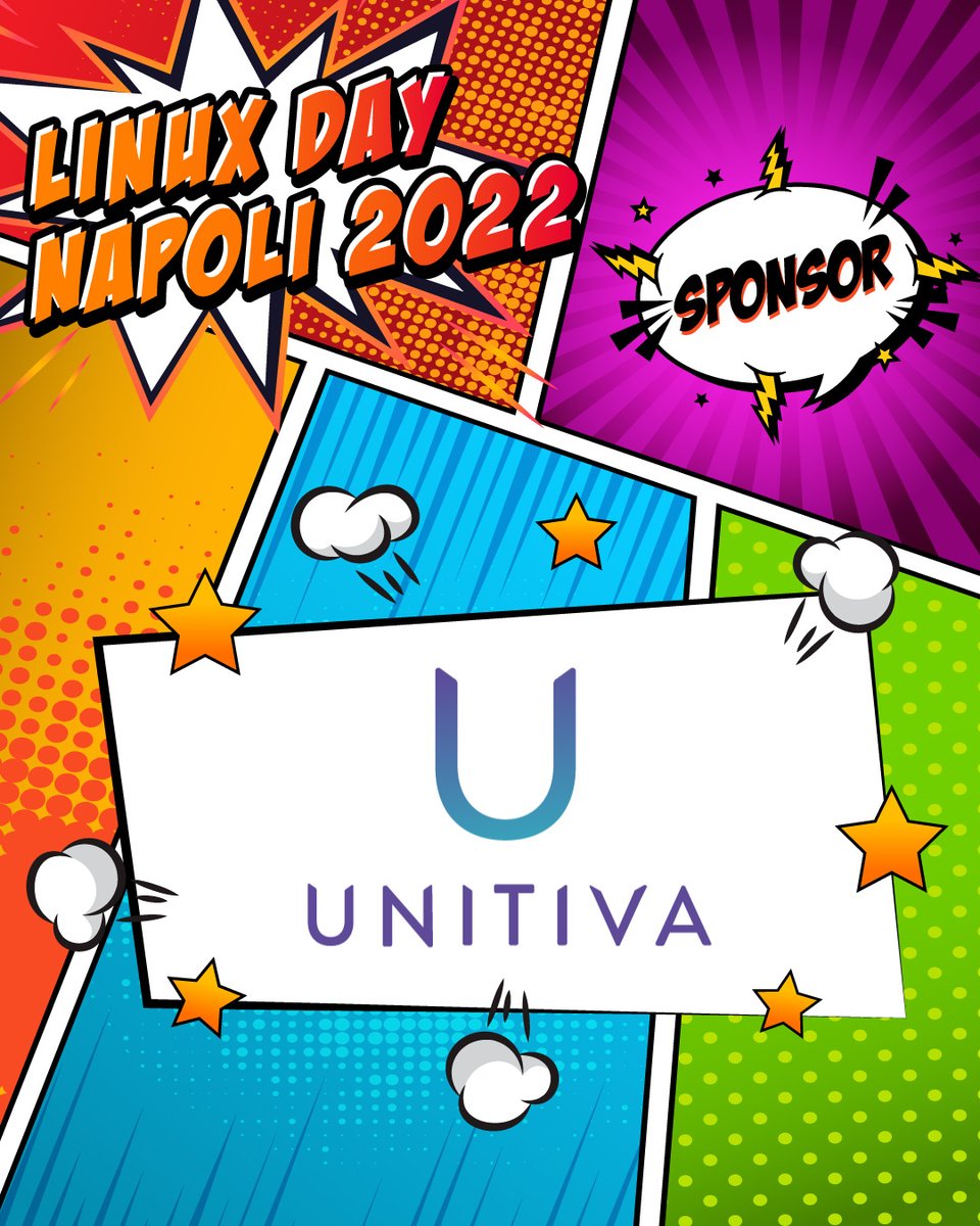 napoli_lug's tweet photo. Conosciamo gli sponsor del Linux Day Napoli 2022:
Grazie di ❤️ UNITIVA https://t.co/SDrT7y5Cug
#linuxday2022 #ldna22 #sponsor #linux #opensource #openhardware #napoli #linuxdaynapoli https://t.co/ULiKQAWJYo