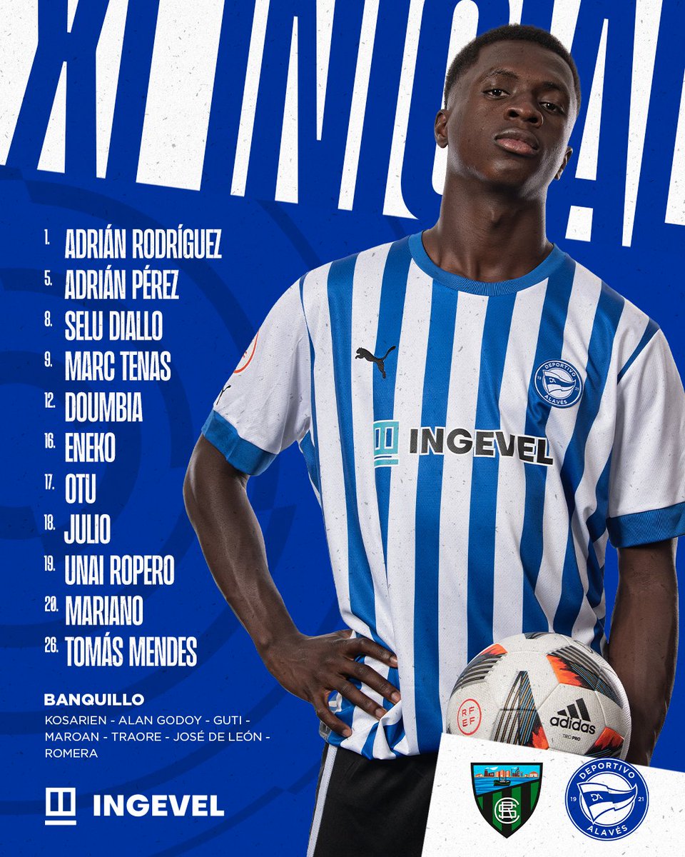 Alaves's tweet photo. 👥 MINIGLORIAS | 𝐀𝐋𝐈𝐍𝐄𝐀𝐂𝐈𝐎́𝐍

#SestaoMiniglorias #AltaLaFrente 🔵⚪️ https://t.co/gRfMSkbF5h