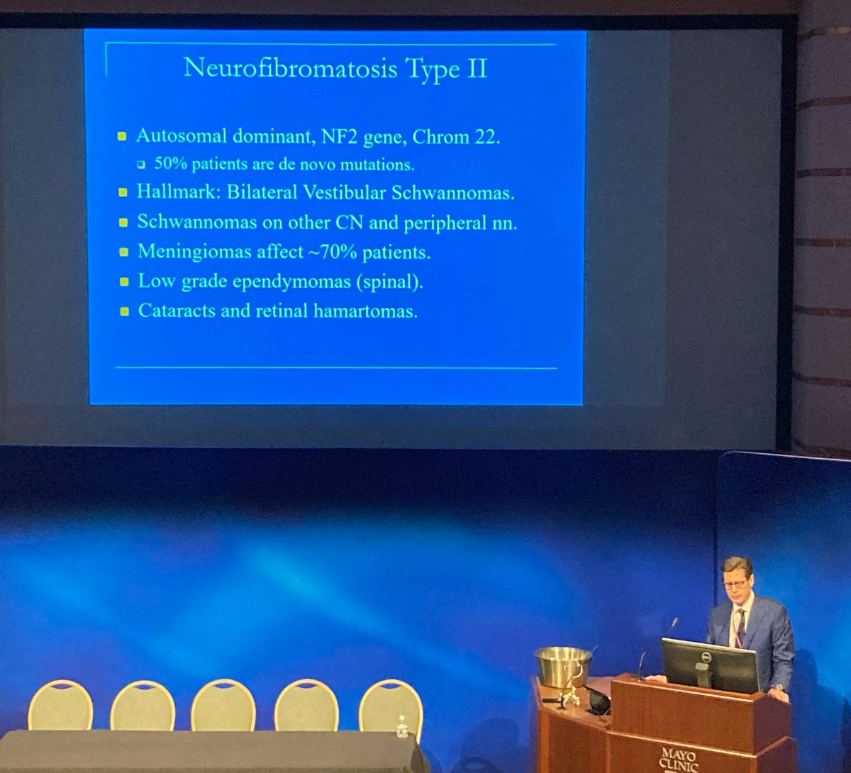 Kai J. Miller, PhD, MD, PhD (@kai_j_miller) on Twitter photo Congratulations to Dr. Link for a great talk about hearing preservation and rehabilitation for NF2 patients at the Mayo Pediatric NeuroOncology Symposium. <a href="/MayoClinicNeuro/">Mayo Clinic Neuro</a> <a href="/MichaelJLinkMD/">Michael J. Link, MD</a> Congratulations to Dr. Link for a great talk about hearing preservation and rehabilitation for NF2 patients at the Mayo Pediatric NeuroOncology Symposium. <a href="/MayoClinicNeuro/">Mayo Clinic Neuro</a> <a href="/MichaelJLinkMD/">Michael J. Link, MD</a>