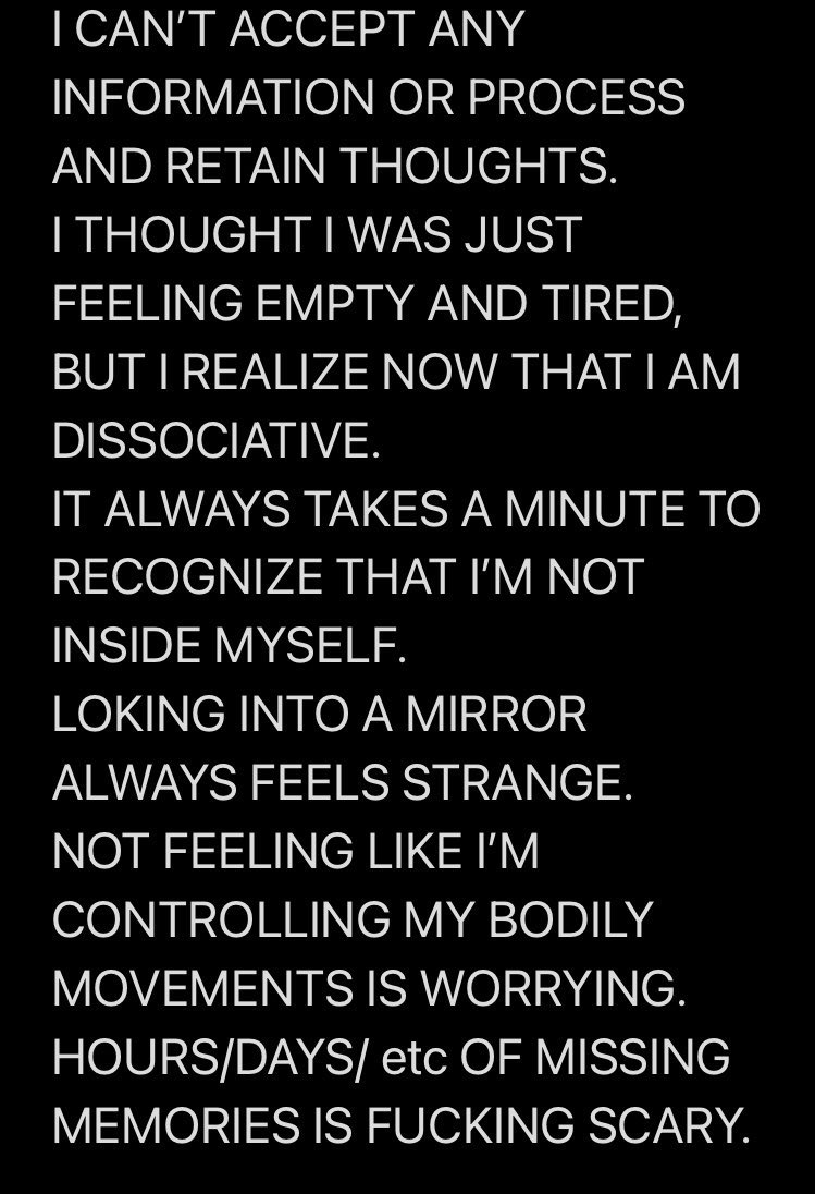 BlackQueerMagic's tweet photo. The endless #bpd rollercoaster is draining me #borderlinepersonalitydisorder #mentalhealth #mentalillness #depression #anxiety #dissociation #depersonalization #coughhelpcough #adhd #adhdtwitter https://t.co/suLfH3Wl1S