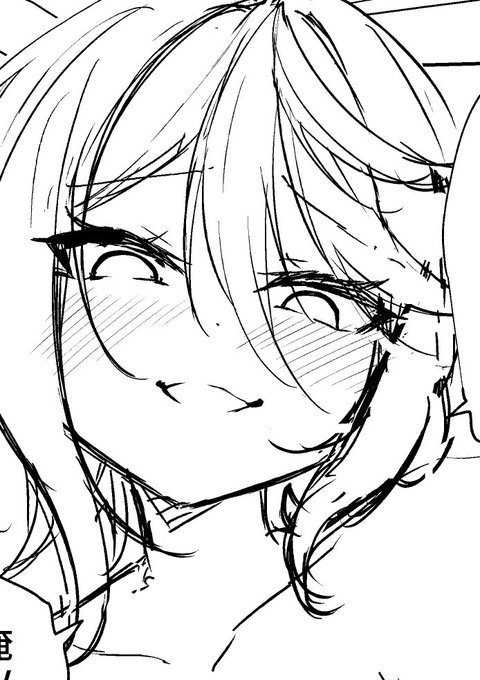 今まで描いたことない感じのTS娘を描いているぞ 