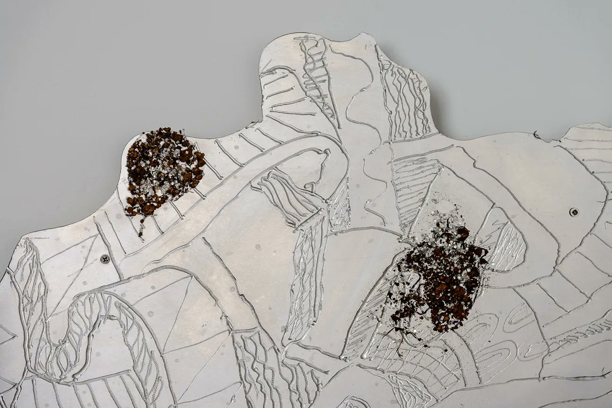 MOCAGA's tweet photo. TODAY IS THE LAST DAY to see our 2021/2022 WAP fellow Kevin Cole's 'Where Do We Go from Here?' Kevin Cole, 'Dirty South "Kentucky"', 2022, Mixed media, 17x45x2 in. Detail shot by Tom Meyer
#atlart #mocaga #contemporaryart #WAP https://t.co/4tYmRJJooJ