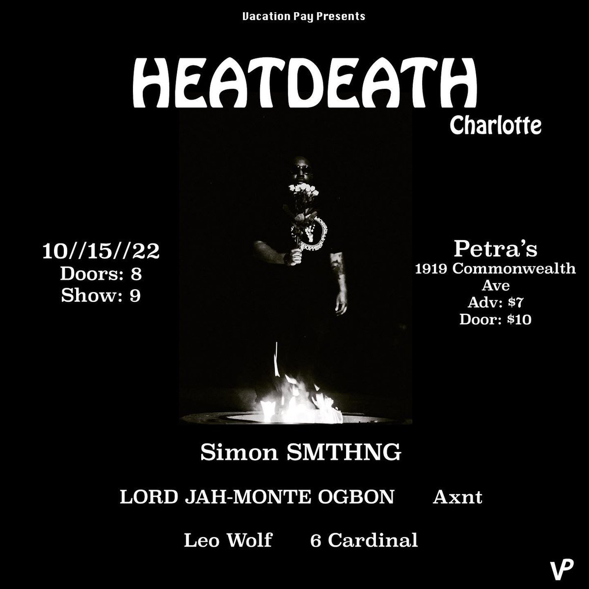 SimonSMTHNG's tweet photo. tonight we’re celebrating the release of HEATDEATH.
w/
@jahmonteogbon 
@_axnt 
Leo Wolf
@6Cardinal 

https://t.co/1xOH0zIolt
🏔 https://t.co/lnMMNb87Dp