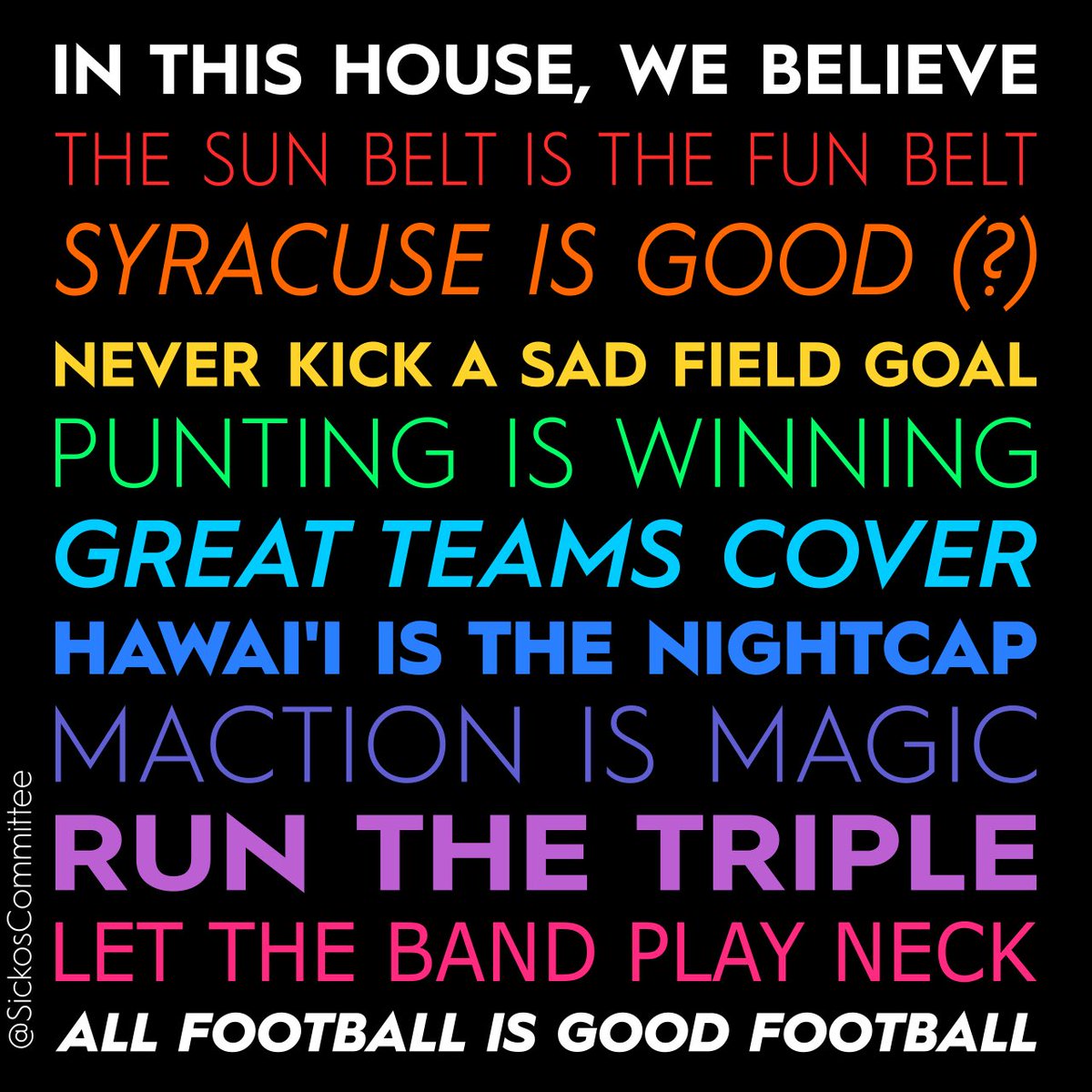 Before the games start today, remember this message from the Committee.