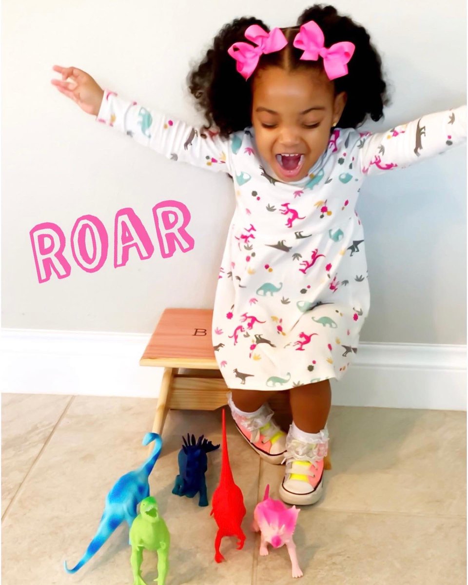 E_Bennett4's tweet photo. Blaire roared into year 3 yesterday! She’s officially a three’nager! Happy birthday Blaire Bear! #3Rex 🦖🦕 10.14.19 https://t.co/7m5fVtfAc0
