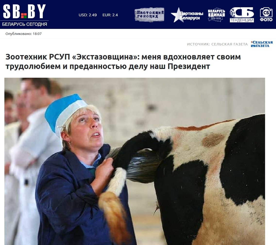 Ветеринар осеменитель коров