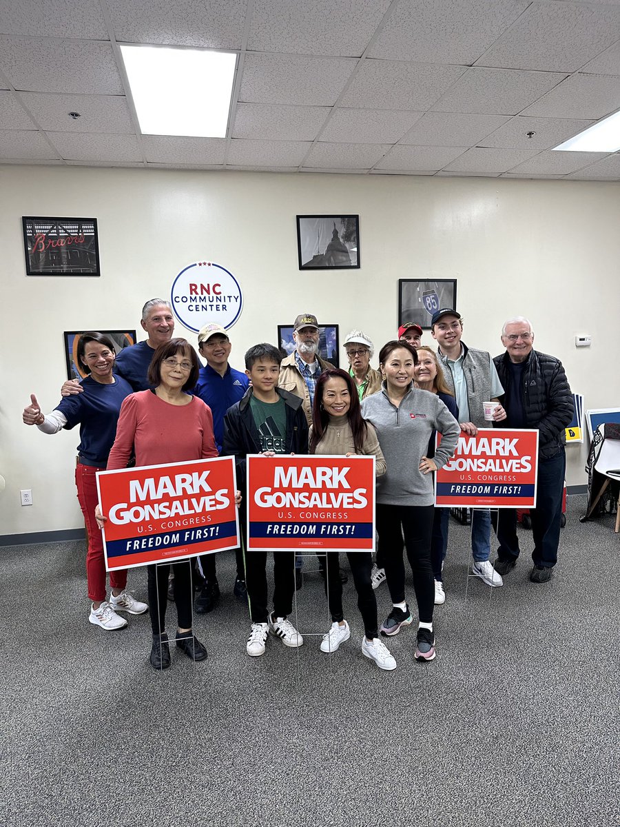 26 days until Election Day and we’re out talking to voters all across Gwinnett! #GeorgiaOnTheLine  #LeadRight