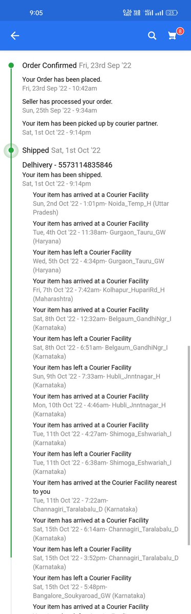 kichapunith's tweet photo. @flipkartsupport @FlipkartSellers Flipkart giving very worst service now days simply westing the time I have placed the order one month of over still not delivered I'f call customer care no use @FlipkartW @flipkart_tech @amazonIN https://t.co/d0YQgFK9M6