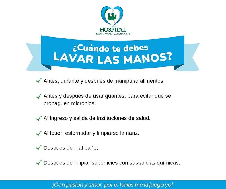 hidc_valle's tweet photo. #diamundialdellavadodemanos
Según el @CDCespanol, lavarse las manos previene 1 de cada 3 enfermedades diarréicas y 1 de cada 5 respiratorias. En el #HIDC te compartimos el paso a paso para una correcta higiene de manos que te ayuda a cuidar tu salud y la de tu familia 💙 https://t.co/Xe9ynVPPg3