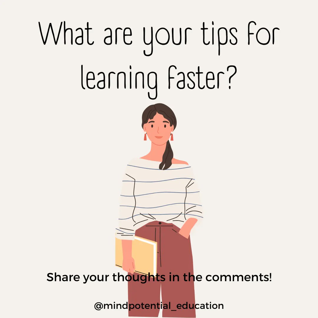MindPotential_'s tweet image. Share your tips and tricks on how to learn faster and encode the information into your long-term memory.
Which information can you easily recall and why?
#fasterlearning #psychology #sciencebased #learning #education #learningbehavior #exampreparation #howtolearn #longtermmemory