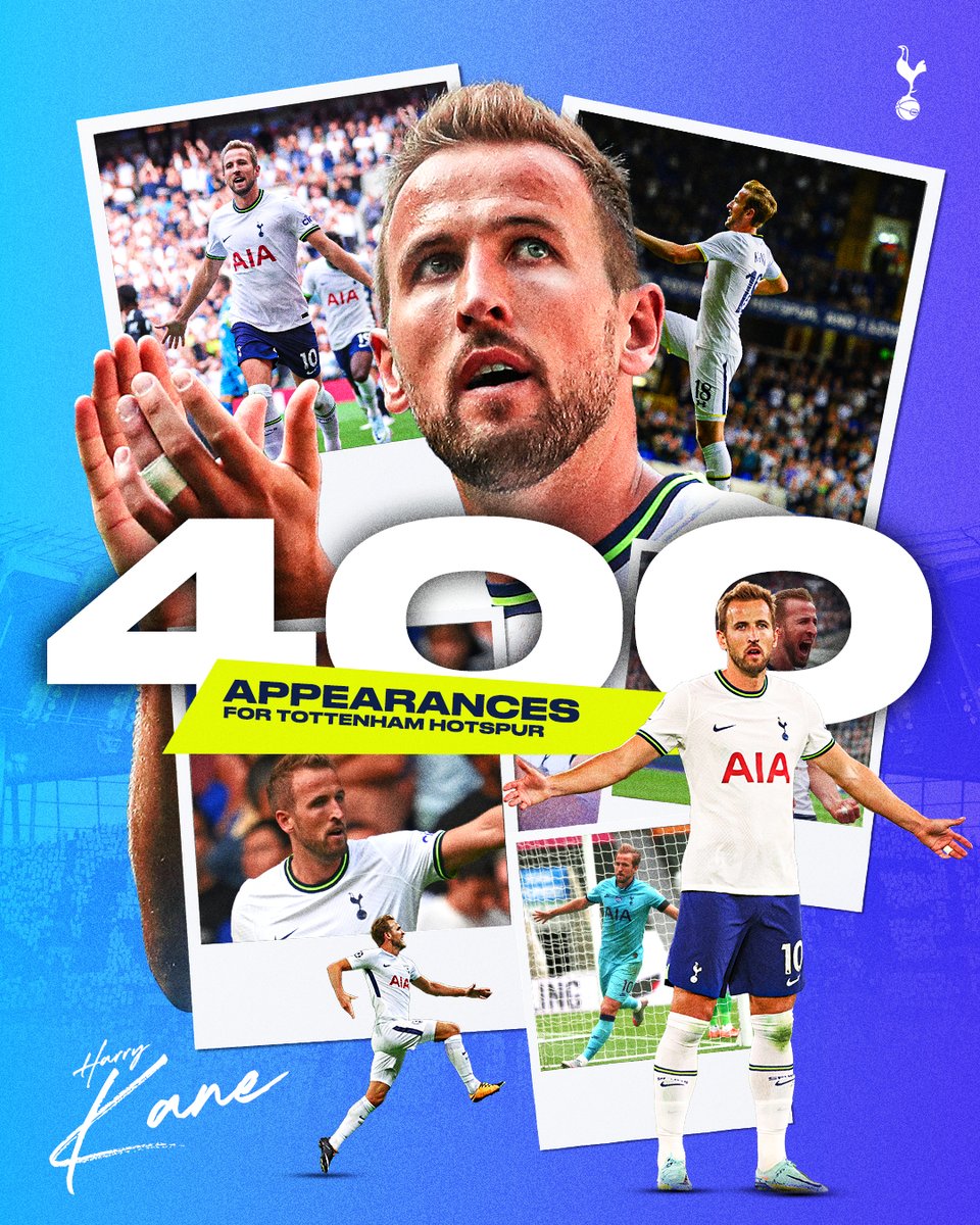 SpursOfficial's tweet photo. 400 Spurs appearances and counting for Harry 👏 https://t.co/zrQ8ouJujh