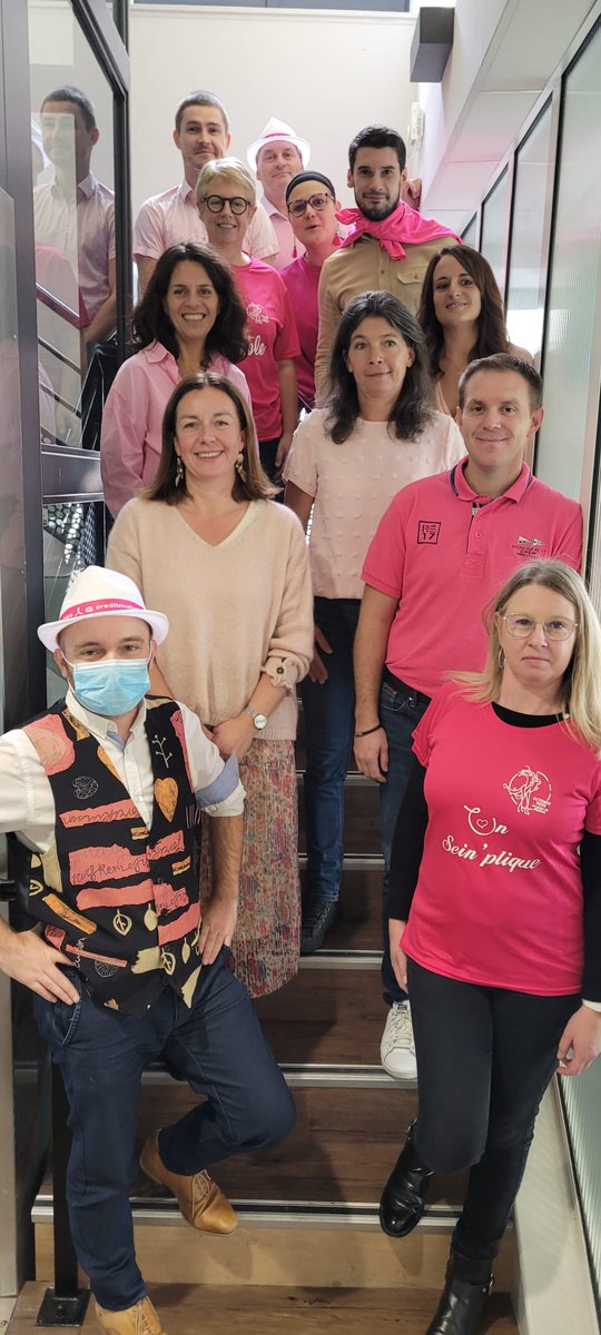 [#OctobreRose2022].
La Caisse de <a href="/CMBretagne/">CMBretagne</a> de #Redon de mobilise😊💞
<a href="/CMB_DD35/">Crédit_Mutuel_DD35</a> <a href="/cmarkea/">Crédit Mutuel Arkéa</a> <a href="/WeAreArkea/">WAA|Actus</a> <a href="/ccmredon/">CCM REDON</a>
