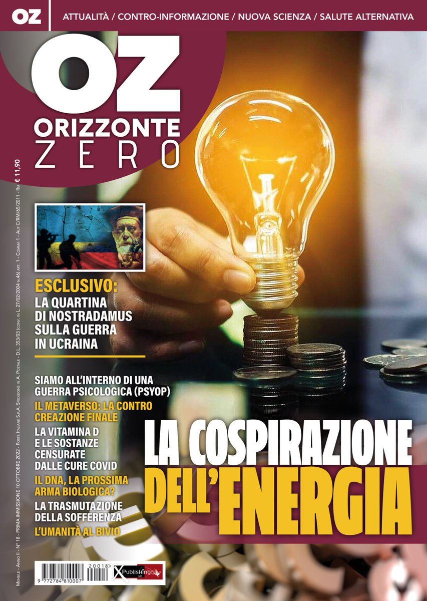 BIIOSystem_ITA's tweet photo. Mio articolo sulla rivista di controinformazione #OrizzonteZero di ottobre

"La #VitaminaD e le sostanze censurate del #Covid", 

Ecco la storia del più grande "errore" sanitario-governativo di tutti i tempi. 

In #edicola #paleodiet #geopaleodiet #cheto 

https://t.co/dQl2tkBQgV https://t.co/JUlRalV1yN