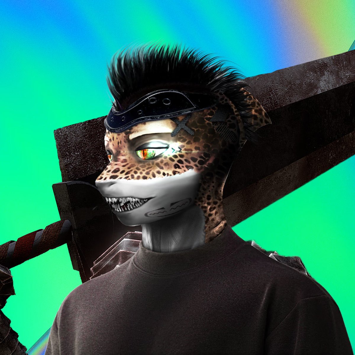 0xHuge's tweet photo. 𝙎𝙝𝙖𝙧𝙠𝙯 𝙂𝙚𝙣𝙚𝙨𝙞𝙨 Leopard Shark good good ai yaa... i like it (uncle Roger sound) @FinzUpSharkz https://t.co/BrrB4lDTzV