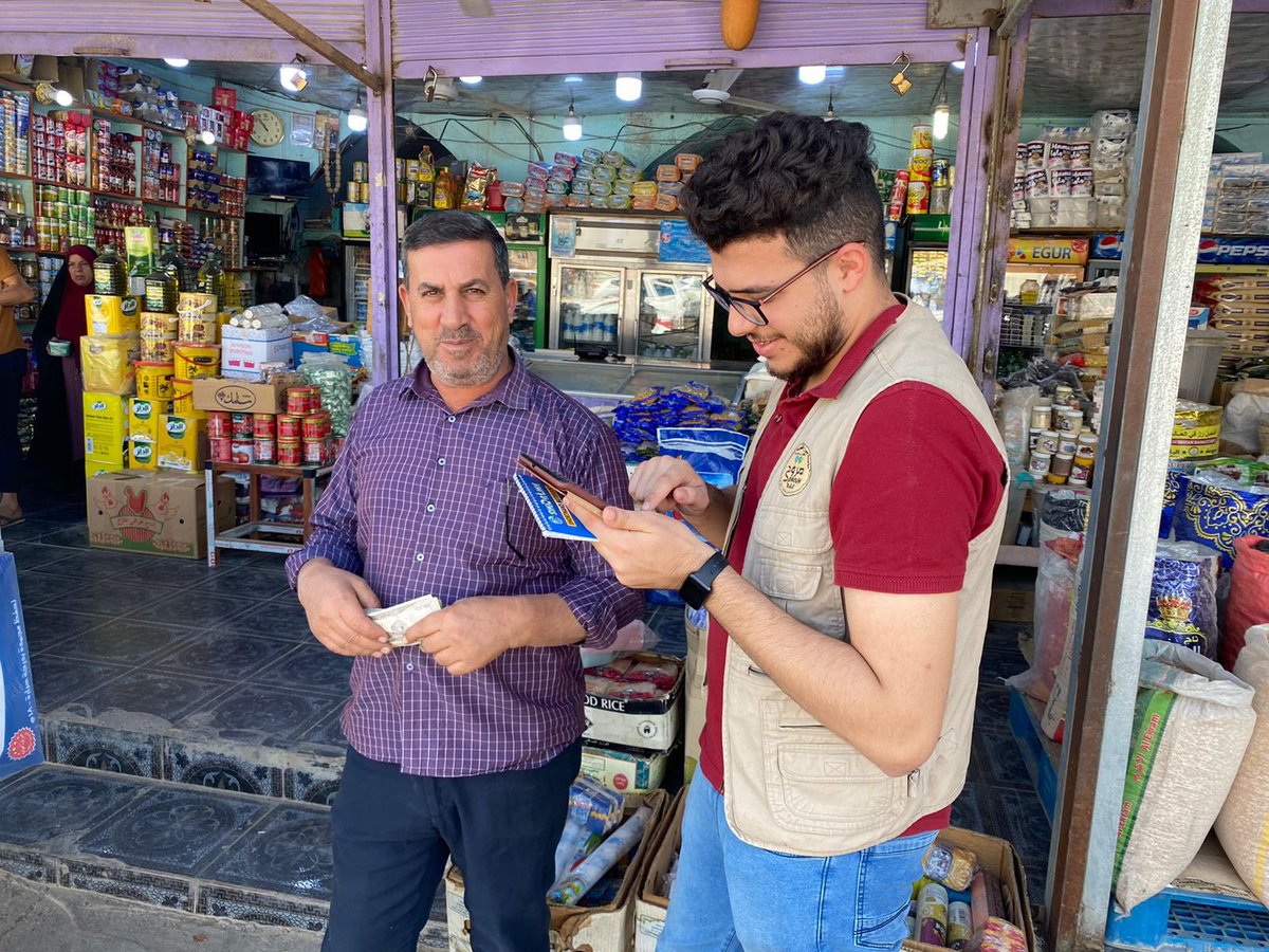 albazi_ihsan's tweet photo. #SSDFWithPIN (a consortium funded by #OCHA_IHF including #WEO) conducted the Joint Rapid Assessment of Markets (#JRAM) for the retailer, wholesaler and consumer in both targeted locations:
-Kirkuk (Hawiga district /Al Baggara village).
-Salahaldin(Balad district / Old city). https://t.co/8mL3Uw3Xb1