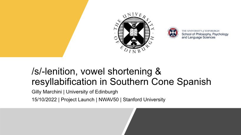 <a href="/NWAV_50/">NWAV 50</a> has been a DREAM so far. Wowee. Excited to present my first ever solo-authored piece. Check it out if you’re interested in under-researched /s/-lenition effects in Spanish! Culperton @ 12.30pm🌟 #NWAV50
