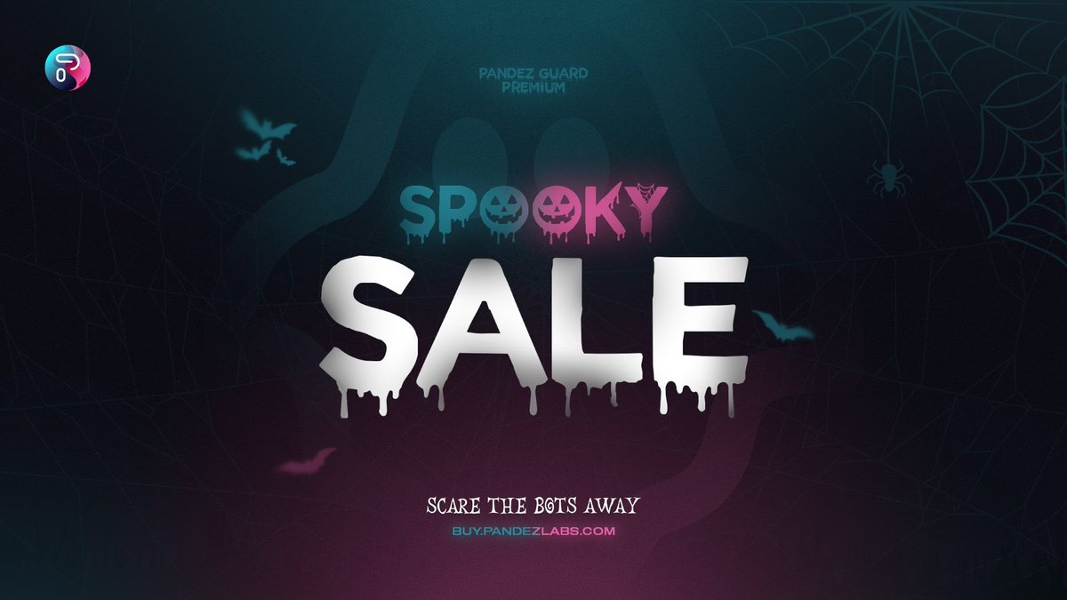 PandezLabs's tweet photo. GM.

Until Nov 2, Pandez Guard Premium is 35% off 🎃

Let’s scare the bots away 😈

https://t.co/FiF2gIHDIo https://t.co/sBGNLKAXO2
