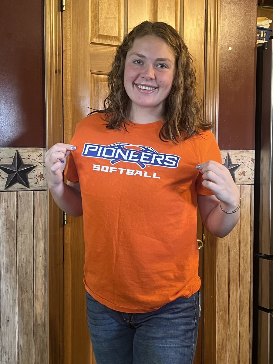 I am beyond excited to announce my commitment to continue my academic and softball career at the University of Wisconsin-Platteville! I would like to thank my parents, coaches, teammates and everyone who has helped me make this all possible! I can not wait to be a Pioneer🧡⛏️💙