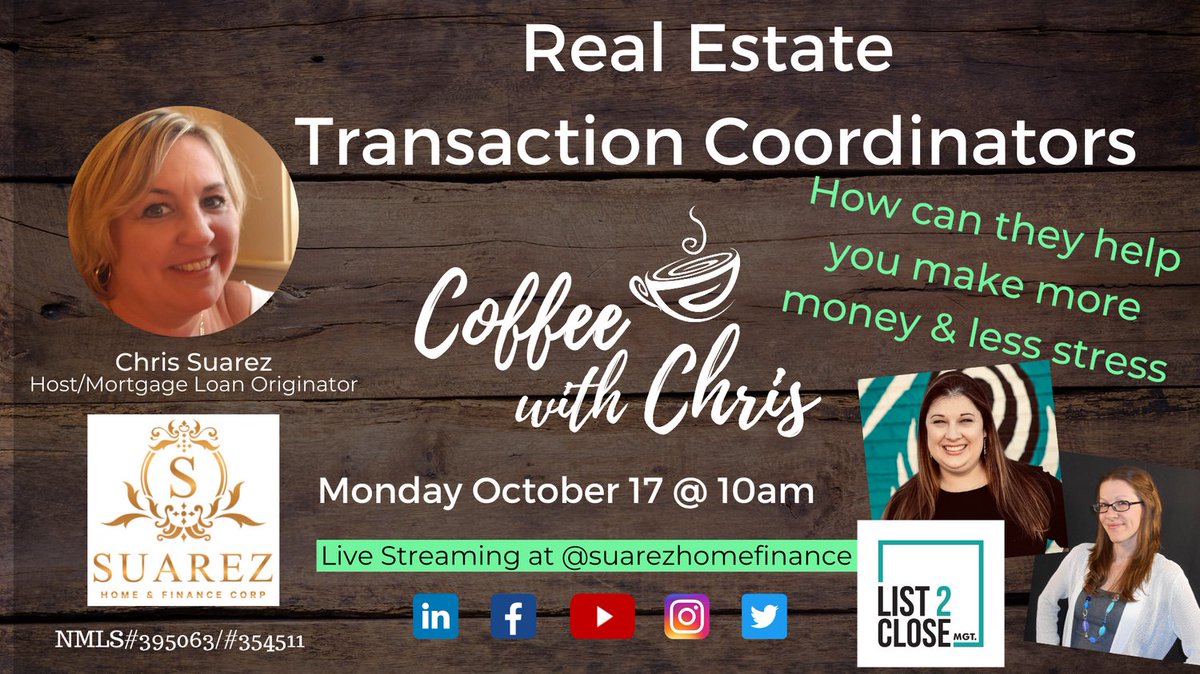 SuarezHome's tweet photo. What and why do you need a Real Estate Transaction Coordinator agents?
Are a Real Estate Agent that is busy and need help, want more personal time, does not like to do the follow up with schedules, tasks, etc.? You need Mandy and her team then! https://t.co/EsPmOVaO8u