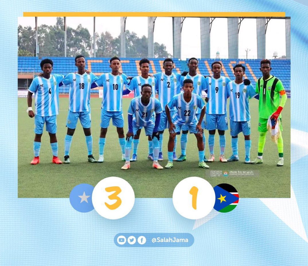 Congratulations to U 17 Somali National Team For this Historical Win👏