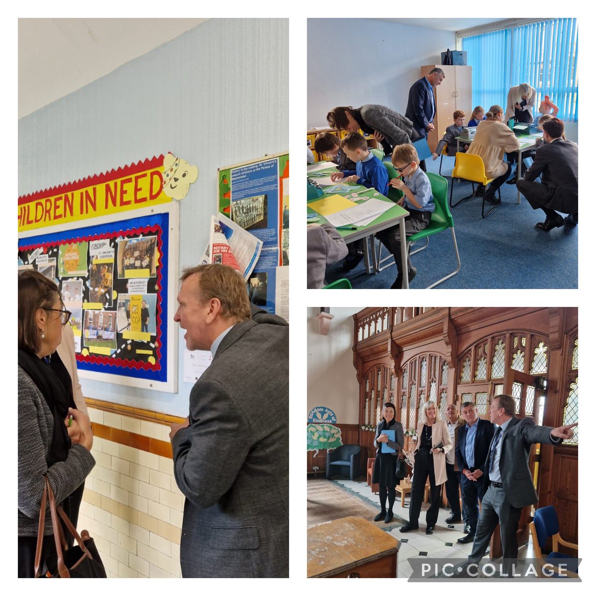 I was honoured yesterday to welcome Baroness Barren and @VickyBeer1 to @StVincentsL12 to listen to the inspirational @DrJohnAPatters1 on his vision on how this wonderful resource in West Derby could drive improvements for VI children nationwide.❤️