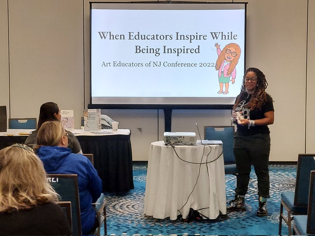 It's only October...so much has happened! I've presented to <a href="/ops_district/">Orange Public Schools</a> VPA Art educators, exhibited at Newark Arts Festival, and had the opportunity to present my best practice lecture at <a href="/ArtsEdNJ/">Arts Ed NJ</a> convention! <a href="/Gerald_Fitzhugh/">Gerald Fitzhugh II, Ed.D. 👌🏾♦️👌🏾♦️KAY</a> <a href="/HeywoodSTEM/">Heywood Avenue School</a> <a href="/Principal_DP/">DLP</a>