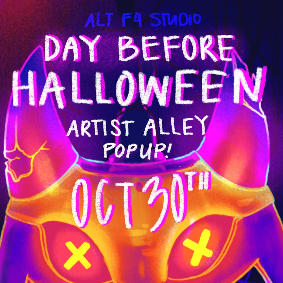 altf4studio's tweet photo. We’re proudly presenting Janetcnli as one of our vendors! Janetcnli is a freelance illustrator and concept artist working on a mini-comic. They will have a selection of prints, zines, charms, and stickers for all to enjoy!

🎃Come on by on Oct 30th, 2pm - 6pm!🎃 https://t.co/bm7YWdFffO